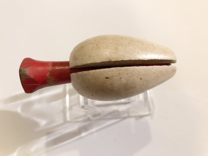 Vintage Wooden Push Peg Bobber