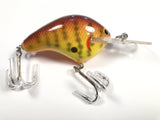 Bagley B in DC9 Color Dark Crayfish on Chartreuse 
