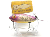 Vintage Wooden Bomber 1947 Box Purple Back Yellow Belly Silver Sparkle Color 71
