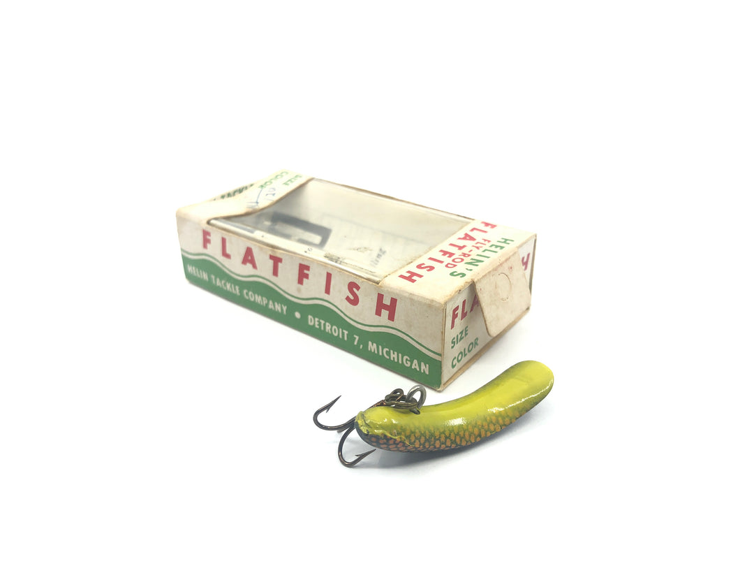 Helin F4 Flatfish Perch Color Lure Flatfish With Box