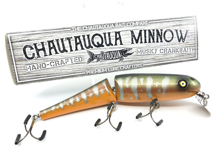 Jointed Chautauqua 8" Minnow Musky Lure Special Order Color "Nightmare"