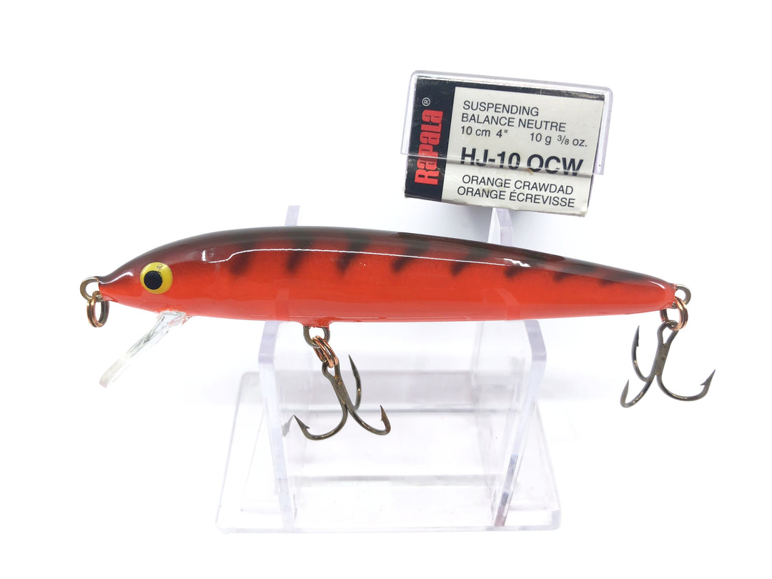 Rapala Husky Jerk HJ-10 OCW Orange Crawdad Color New in Box