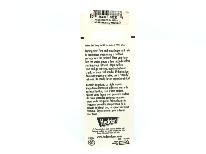 Heddon Tiny Torpedo X0360NP Nickel Plate Color New on Card Old Stock