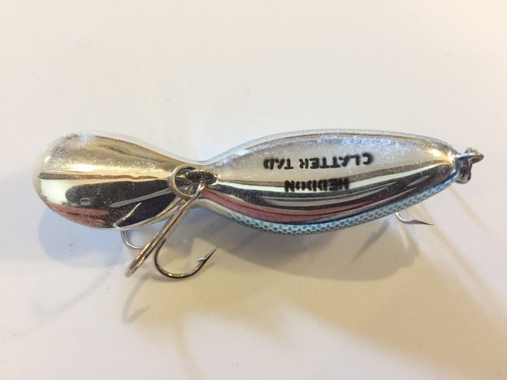 Heddon Tadpolly Clatter Tad Blue Silver Scale Pattern