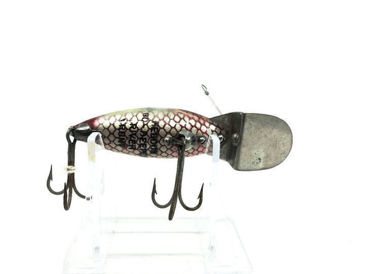 Heddon Go-Deeper River Runt 9110 FF-GR Gold Reflector Red Scale