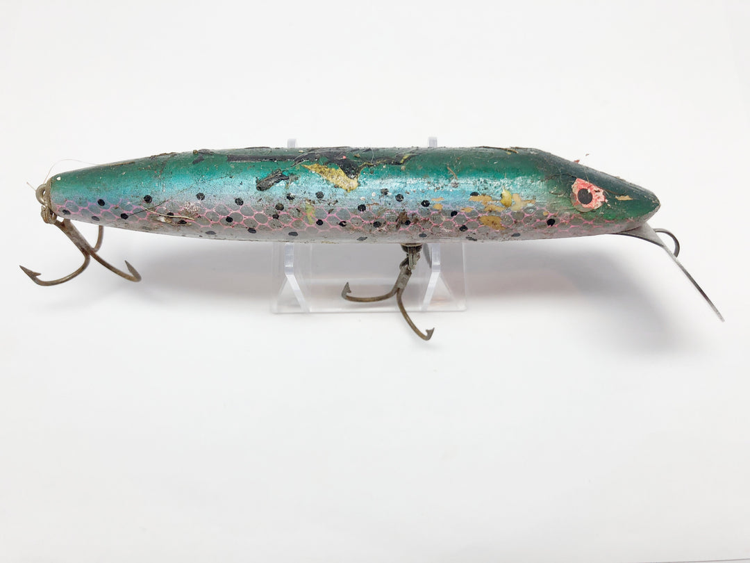 Home Made Folk Art Musky Lure Rainbow Trout