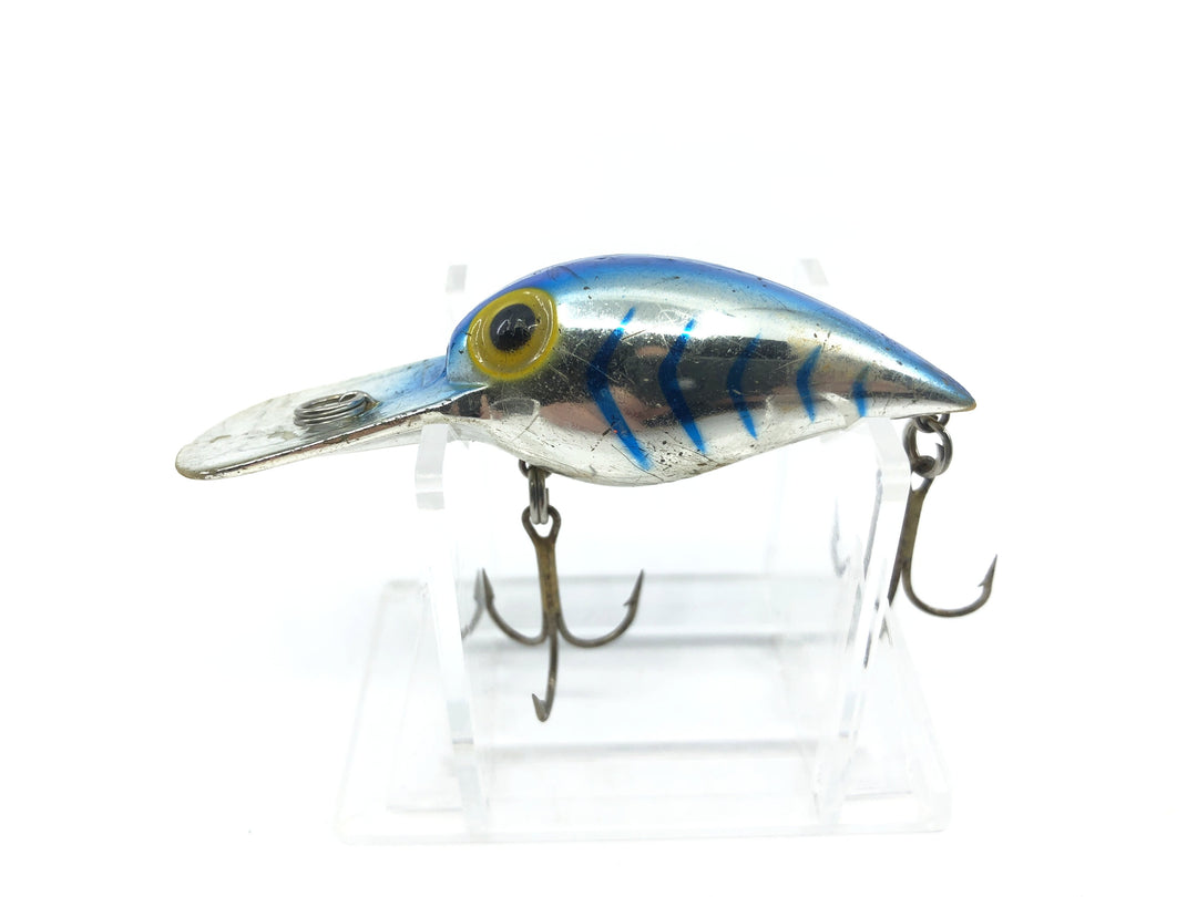 Storm Wiggle Wart Color V112 Metal Silver Blue Herringbone