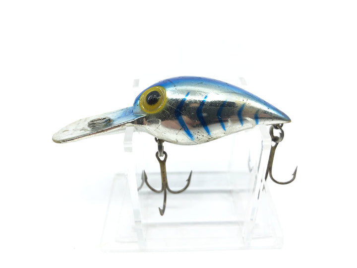 Storm Wiggle Wart Color V112 Metal Silver Blue Herringbone
