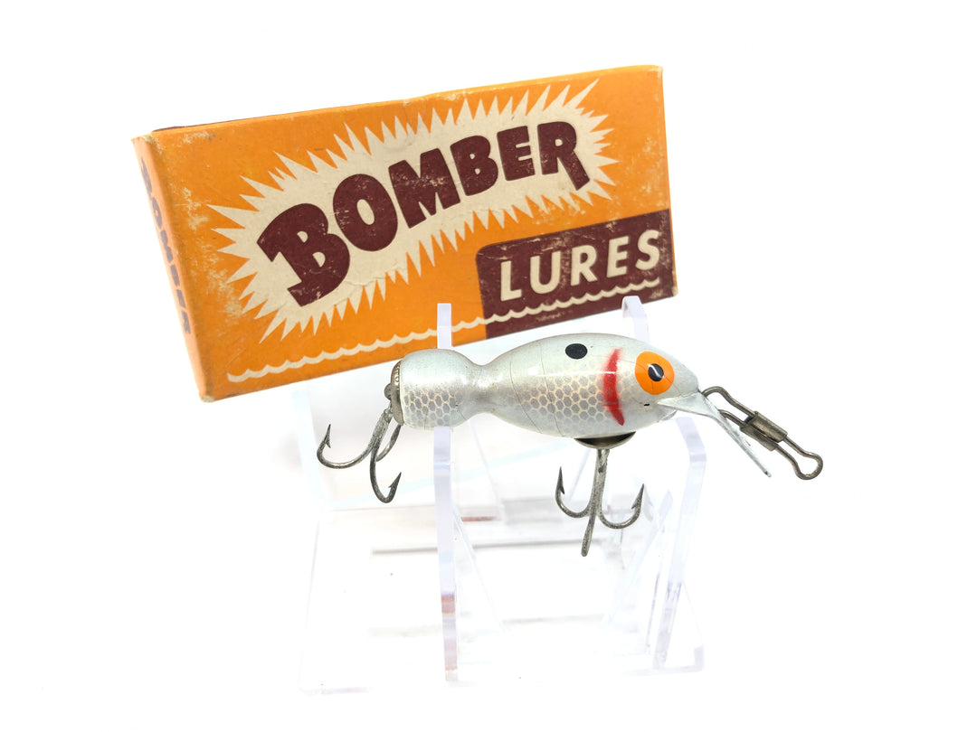 Vintage Bomber Midget Bomberette 2700 in Box Silver Shad Color with Paperwork