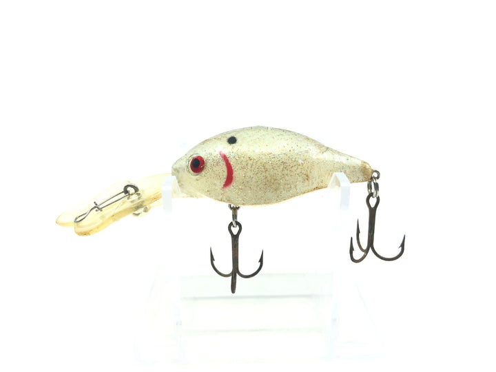 Luhr Jensen Hot Lips White with Silver Scale Back