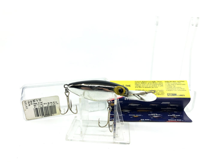 Storm Thin Fin Hot 'N Tot AH140 Metallic Silver/Black Back/Red Throat Color