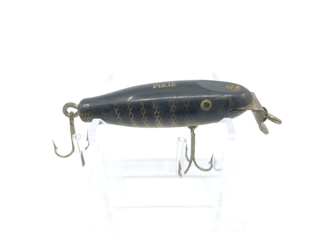 Creek Chub Wooden 9300 Spinning Pikie Black Scale Color 9333