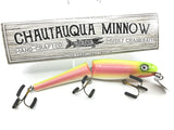 Jointed Chautauqua 8" Minnow Musky Lure Special Order Color "Rainbow Fire"