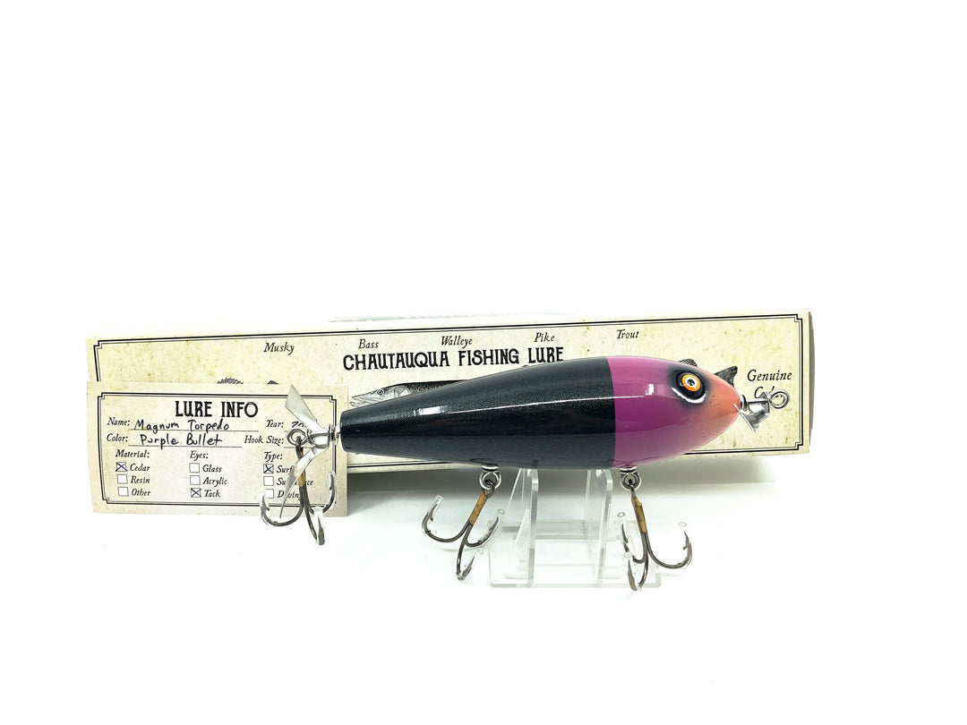 Chautauqua Special Order Wooden Magnum Torpedo in Purple Bullet
