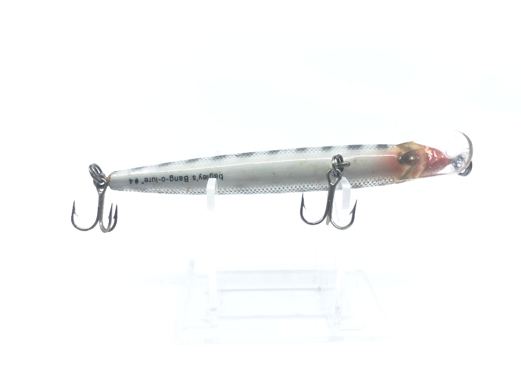 Bagley Bang-O-Lure #4 Silver with Black Back and Ribs Color