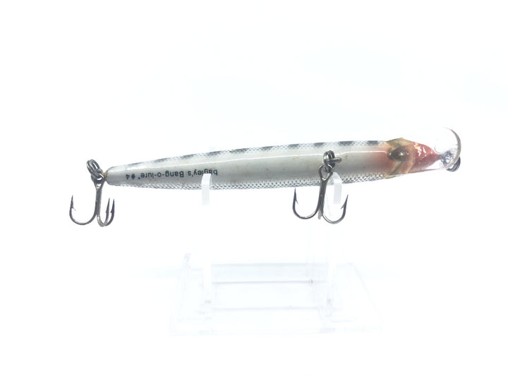 Bagley Bang-O-Lure #4 Silver with Black Back and Ribs Color