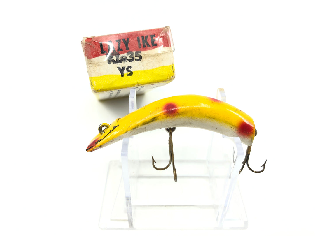 Kautzky Wooden Lazy Ike KL-2 YS Yellow Spot Color with Box