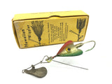 Vintage Arbogast Hawaiia Wiggler with Two Piece Cardboard Box
