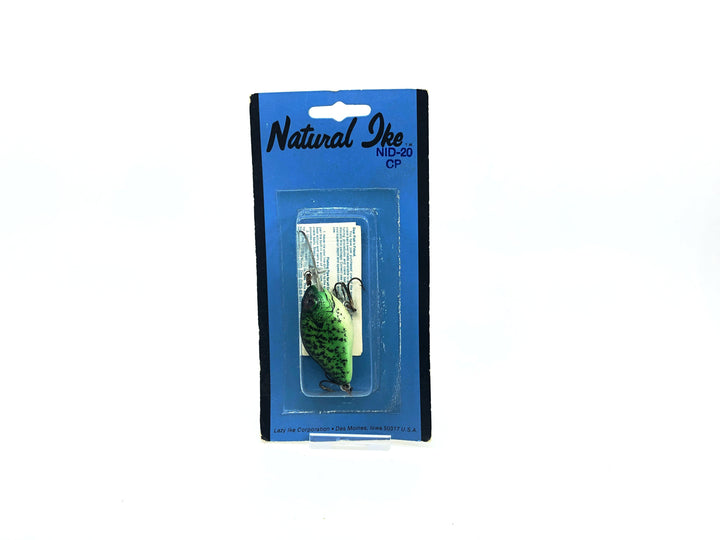 Lazy Ike Natural Ike Crappie Color NID-20 CP on Card