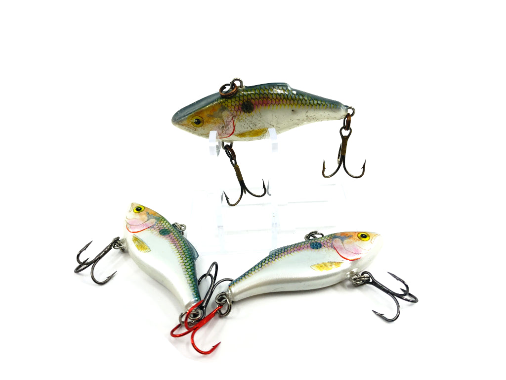Rapala Rattlin' Rap Discontinued Old Emerald Shad Color Three Pack