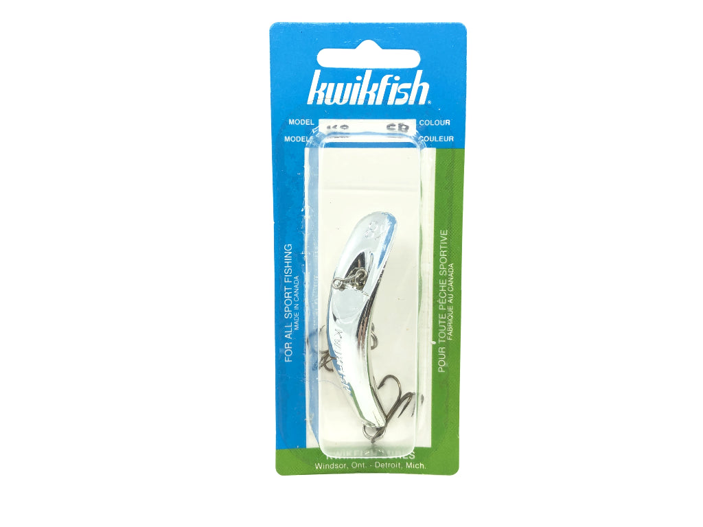 Kwikfish K8 SP Silver Plated Color New on Card Old Stock