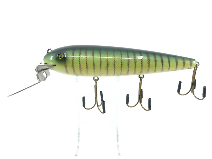 Chautauqua Custom Musky Wiggler Minnow in Yellow Perch Color