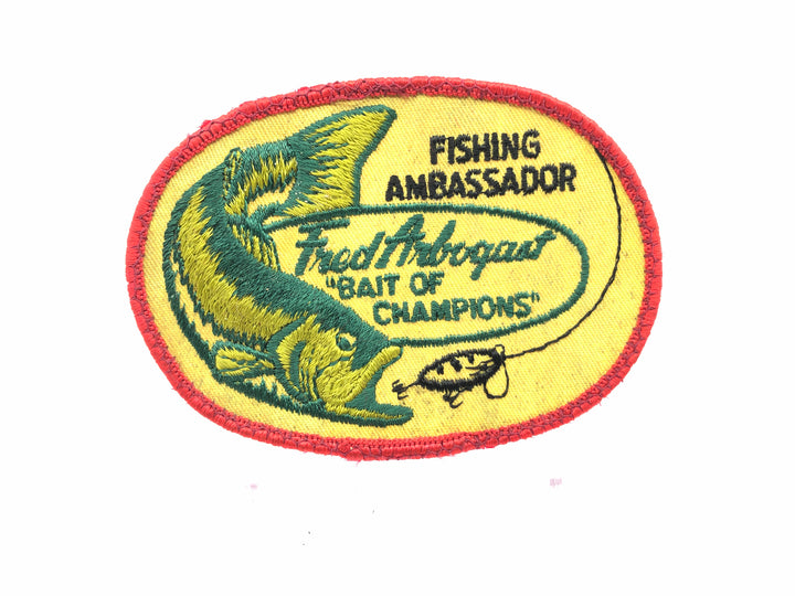 Fred Arbogast Fishing Ambassador Bait of Champions Patch