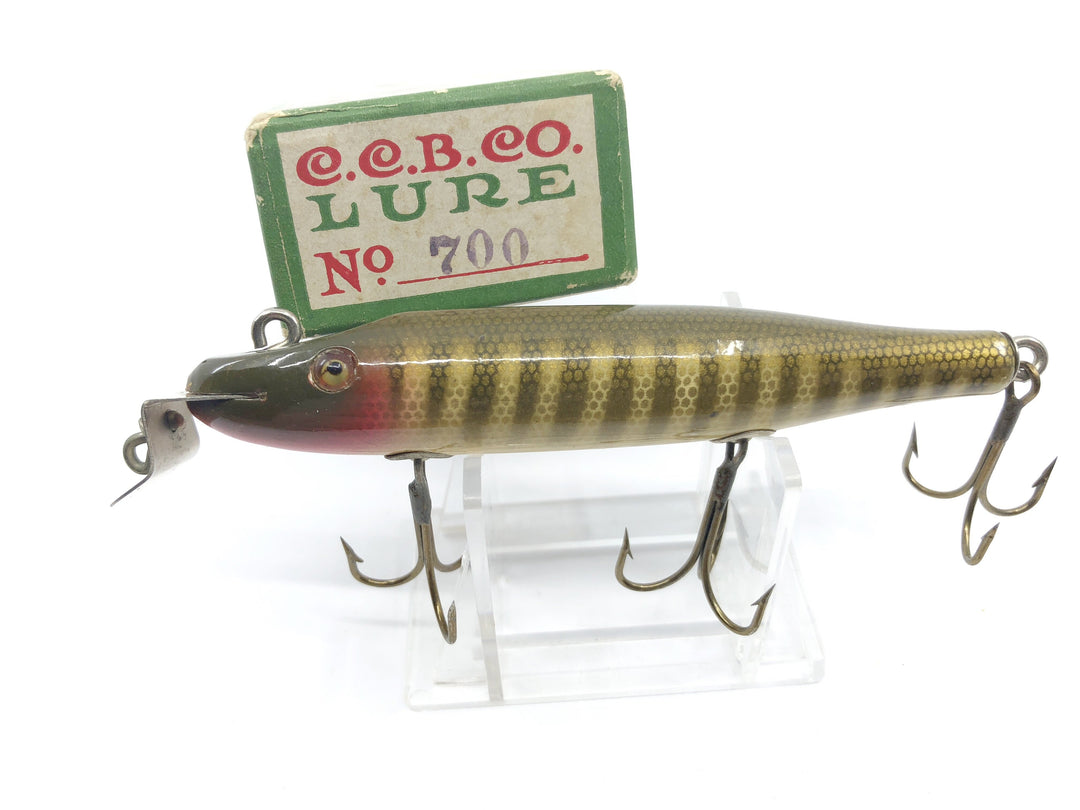 Creek Chub Pikie 700 in Two Piece Cardboard Box Wooden Lure GE DLT