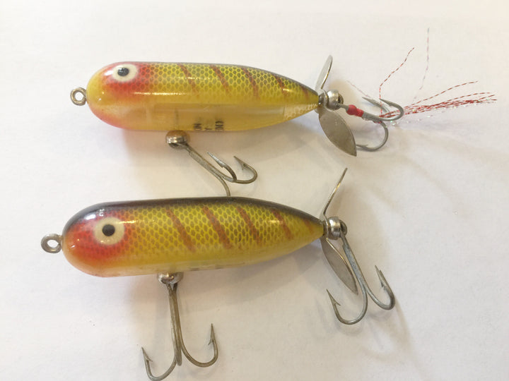 Heddon Baby Torpedo Perch Color Lot of 2