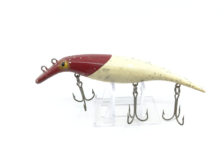 Red Head White Body Believer Lure Six Inches