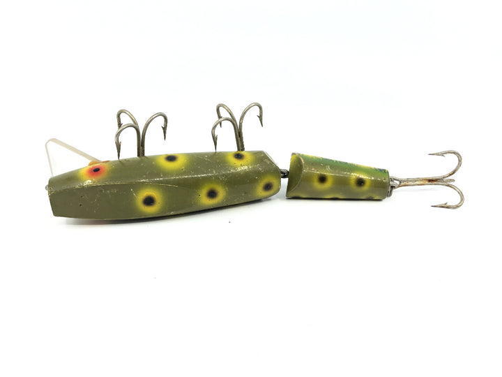 Wiley Jointed 6 1/2" Musky Killer in Frog Crackle Belly Color