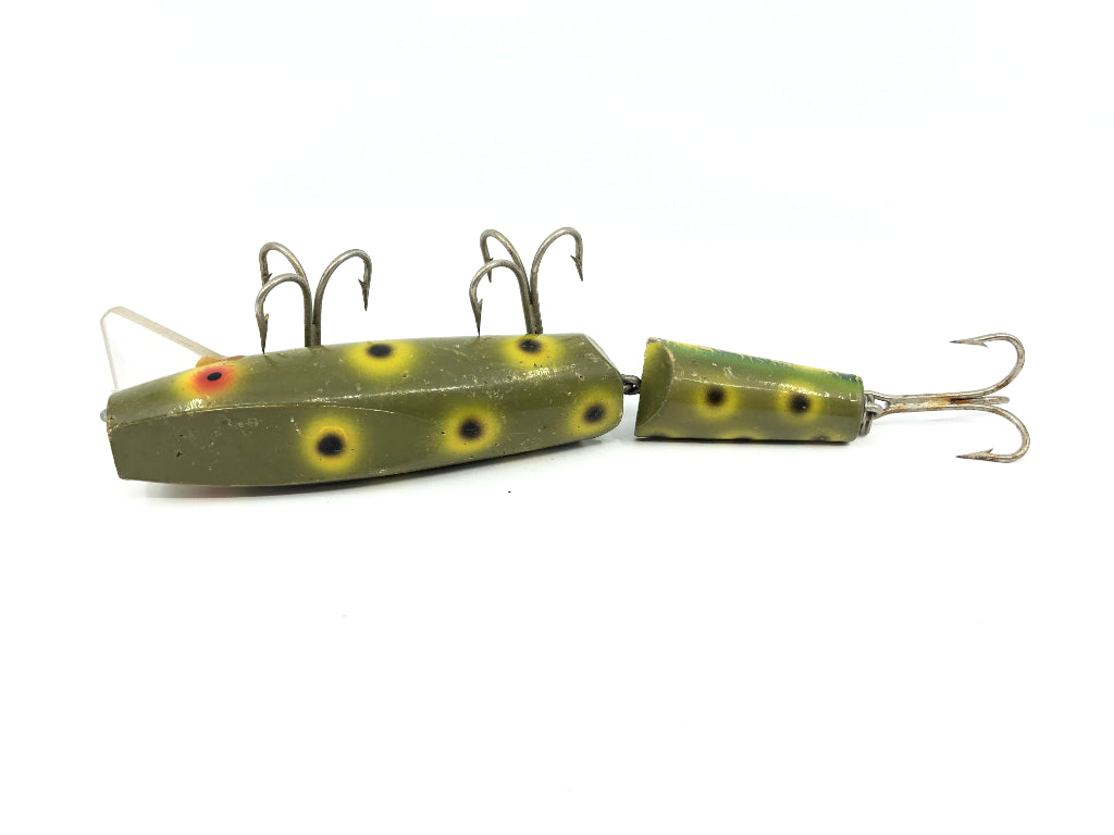 Wiley Jointed 6 1/2" Musky Killer in Frog Crackle Belly Color