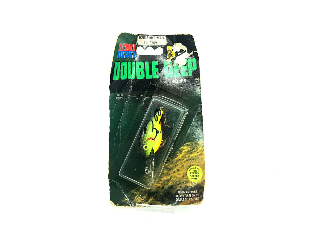 Rebel Double Deep Wee-R DD-9369 Chartreuse Shiner Color, New on Card