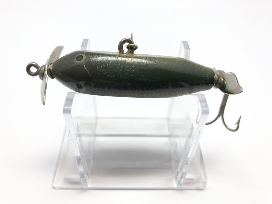 Creek Chub Wooden Spinning Injured Minnow Perch Color
