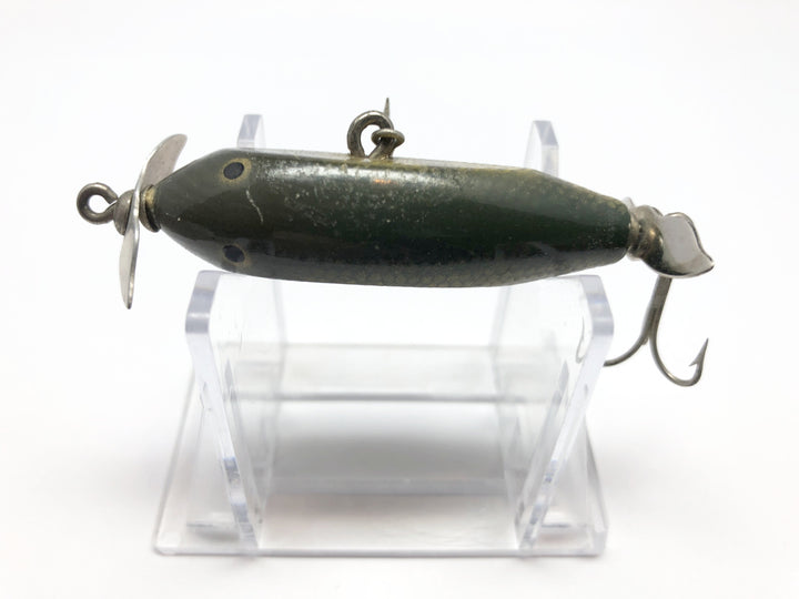 Creek Chub Wooden Spinning Injured Minnow Perch Color