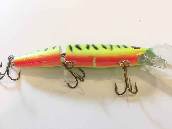 Buchertail Jointed Depth Raider "8" Musky Bait Fire Tiger