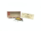 Heddon Midget River Runt Spook 9010-L Perch Color with Box - Nice Shape - Plastic Top Box