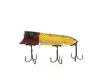 Wooden Heddon Lucky 13 JRH Red Head Frog Scale Color