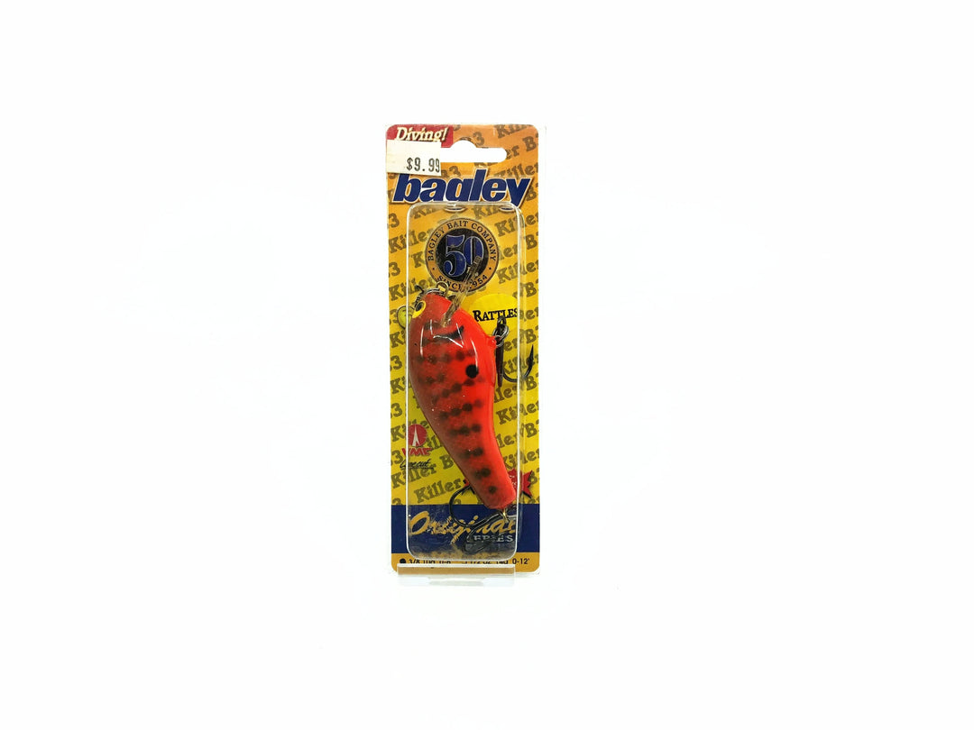 Bagley Killer Balsa 3 KB3R-DC2 Dark Crayfish on Orange Color, New on Card