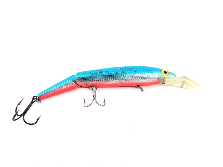 Rebel FTJ30SS Jointed Fastrac Minnow Blue and Orange Color