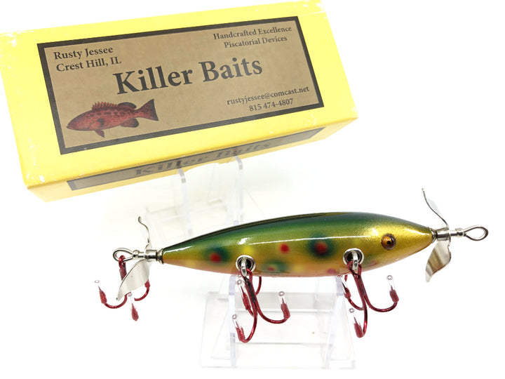Rusty Jessee Killer Baits Model 150 Minnow in Brook Trout Color 2018