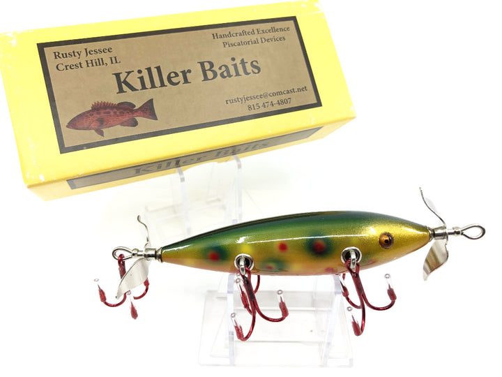 Rusty Jessee Killer Baits Model 150 Minnow in Brook Trout Color 2018