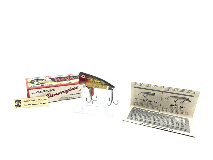 Heddon Baby Chugger Spook 9520L Perch Color with Box
