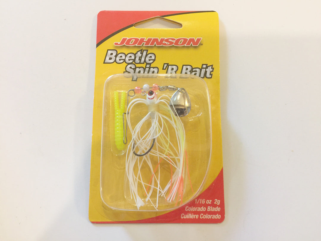 Johnson Beetle Spin 'R Bait 1/16oz Colorado Blade NEW