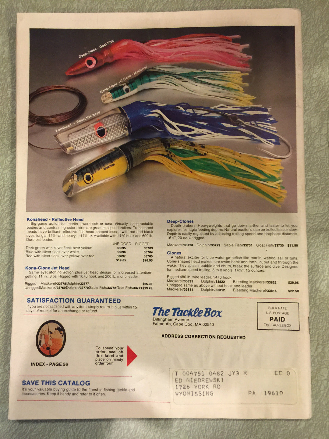 The Tackle Box 1983 Catalog