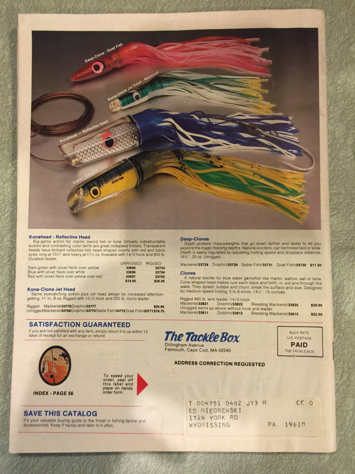 The Tackle Box 1983 Catalog