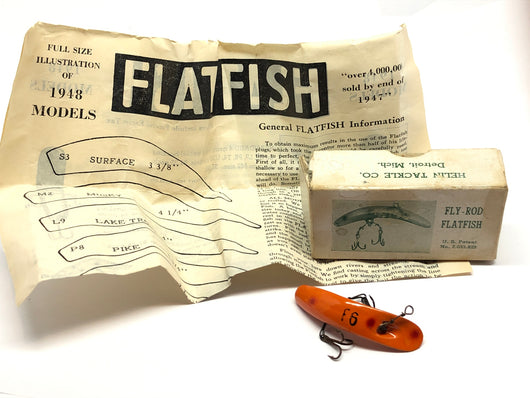 Helin Flatfish F6 O (Orange) with Old Box