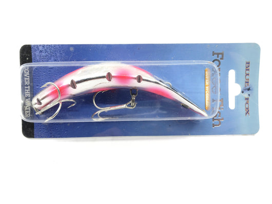 Blue Fox Foxee Fish Large Pink and Silver Lure New on Card