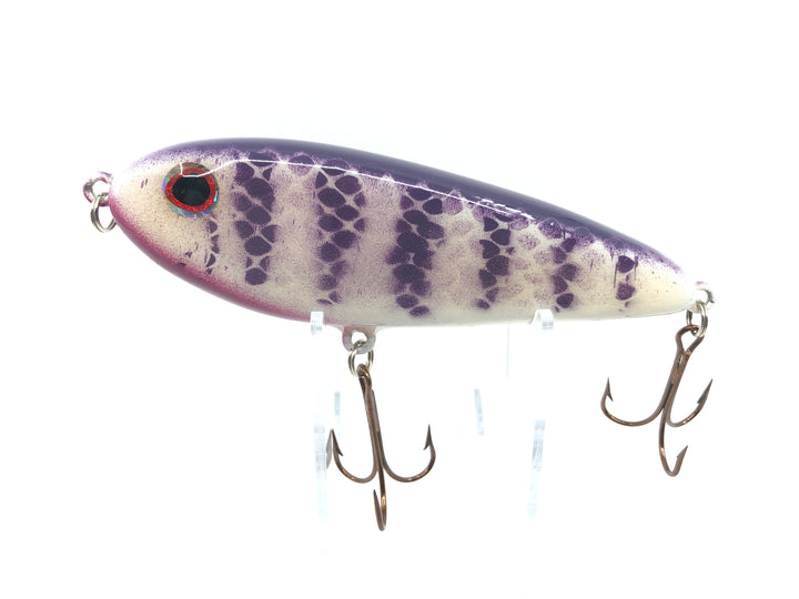 Guy Au Custom Musky Lure Purple Scale Color 2019