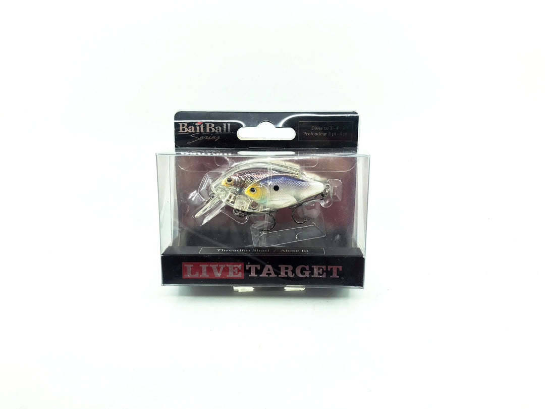 Koppers Live Target BaitBall Series Threadfin Shad, Pearl Grey Color New on Card